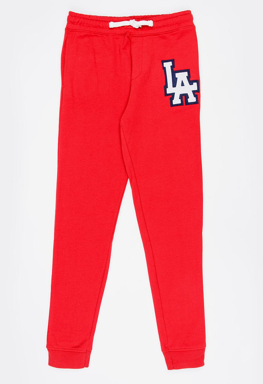 MINOTI - Basic Printed Joggers Red