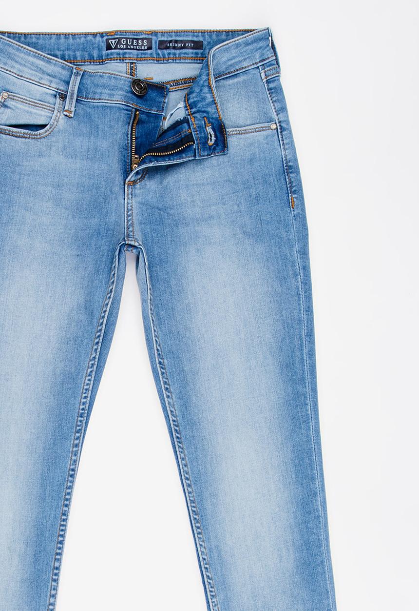 GUESS - Light Wash Skinny Jeans Pale Blue