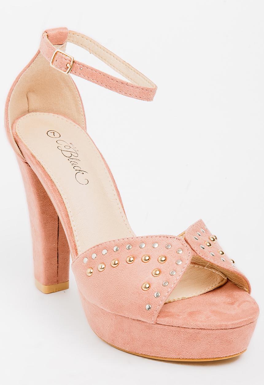 Miss Black - Lana heel - pale pink