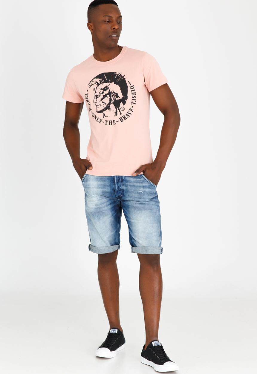Diesel  - T-Diego - FO T-Shirt Mid Pink
