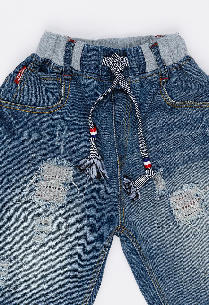 Pop Candy - Boys Denim Short Pale Blue