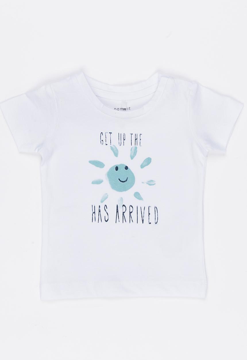 Name It - Printed Tee White