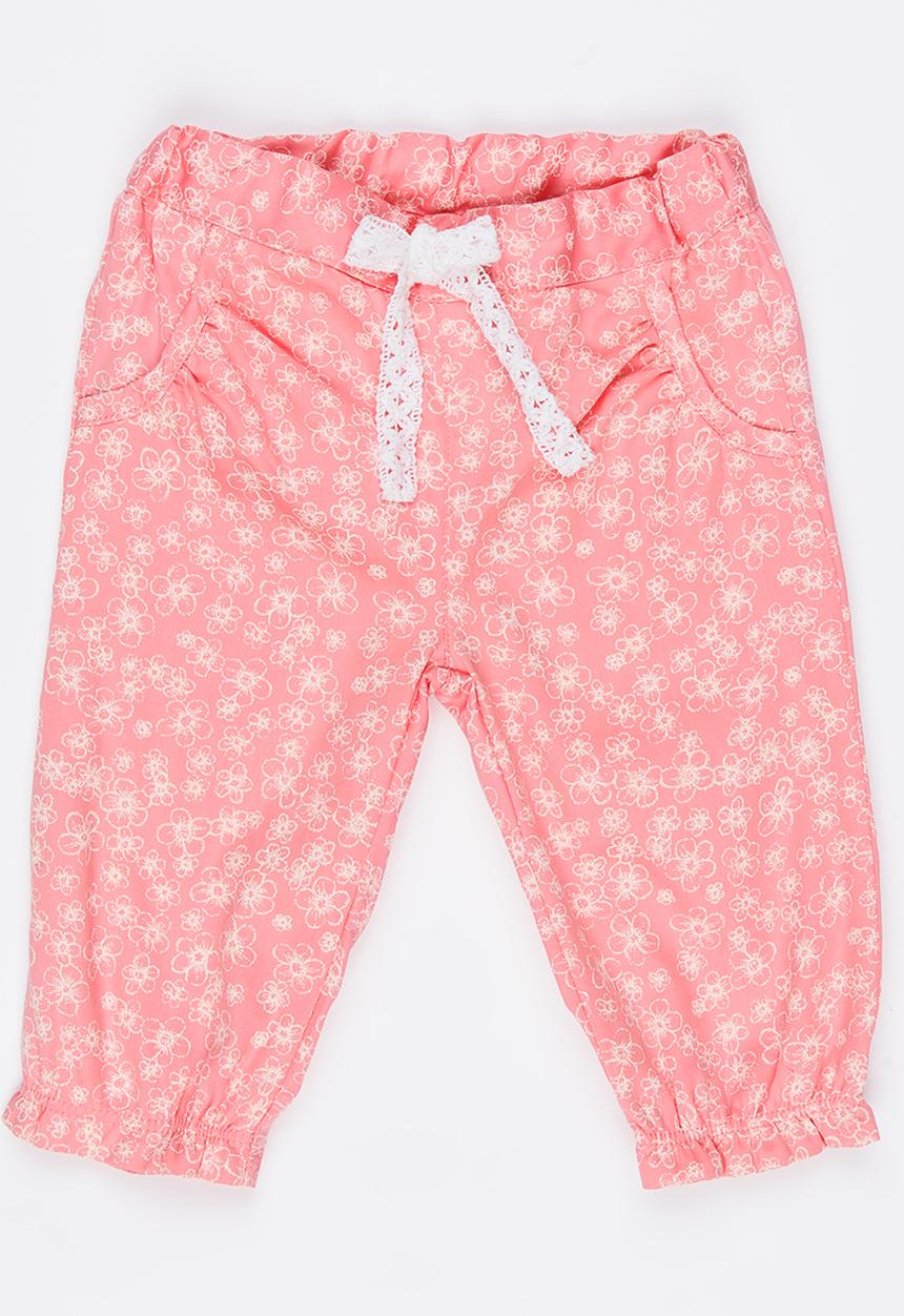 Name It - Girls Printed Pants Pale Pink