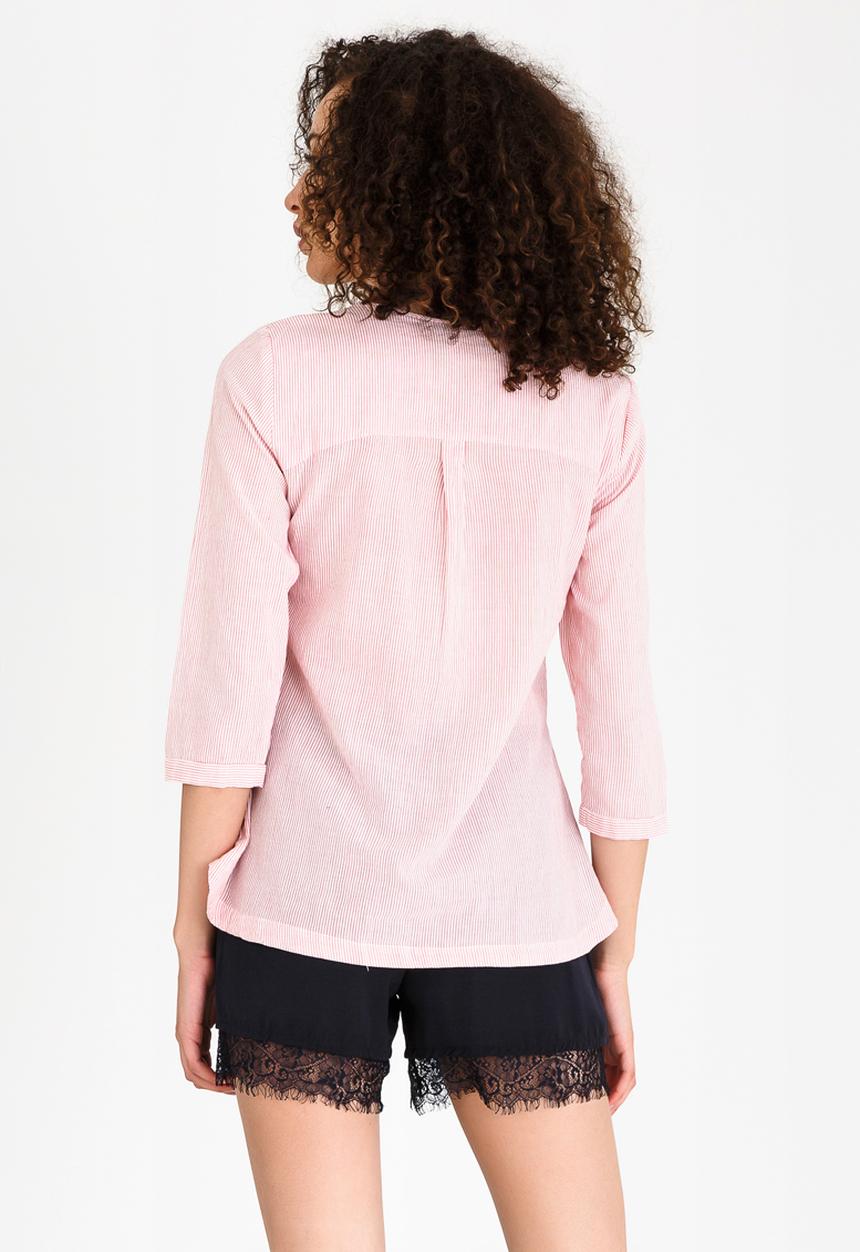 Vero Moda - Abby 3/4 Sleeve Top Pale Pink