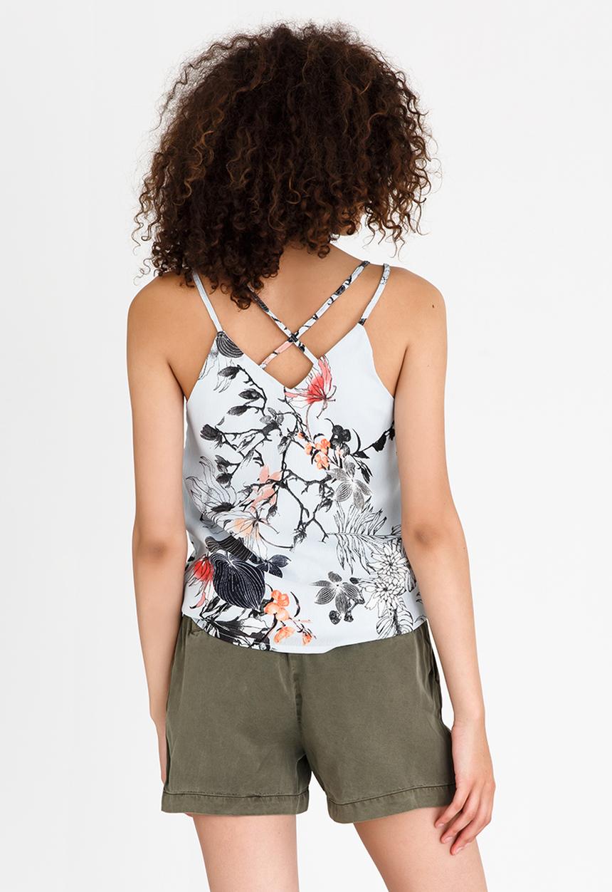 Vero Moda - Helene Strap Detail Top Pale Blue
