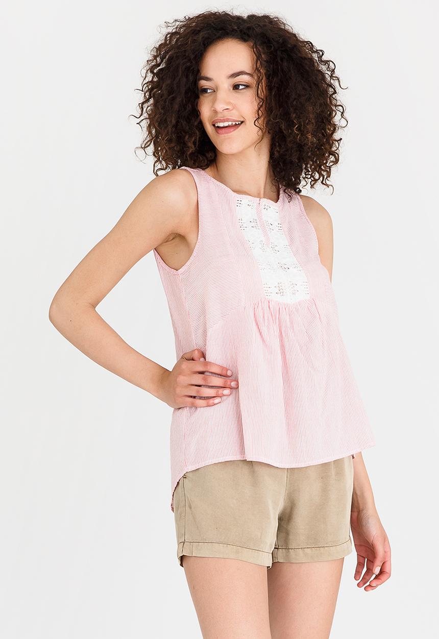Vero Moda - Abby Sleeveless Top Pale Pink
