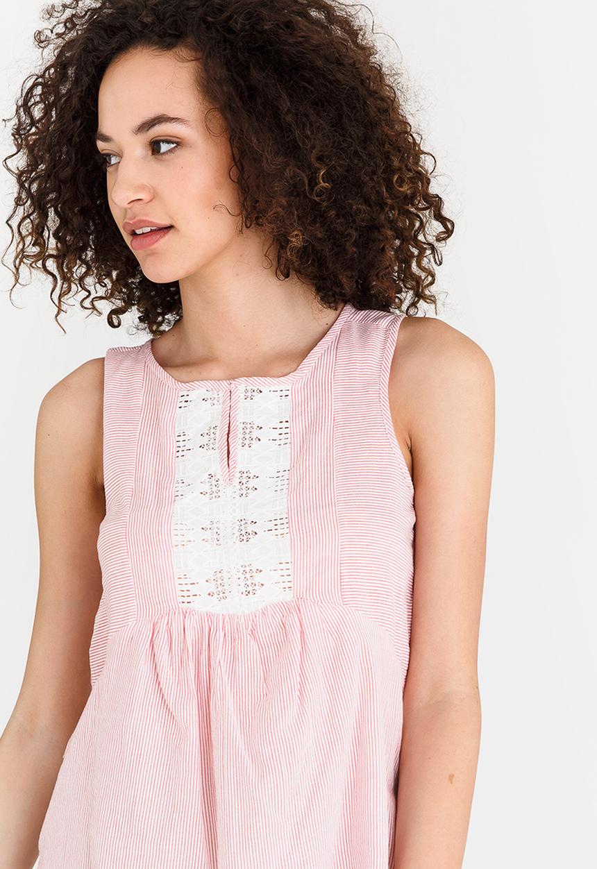 Vero Moda - Abby Sleeveless Top Pale Pink