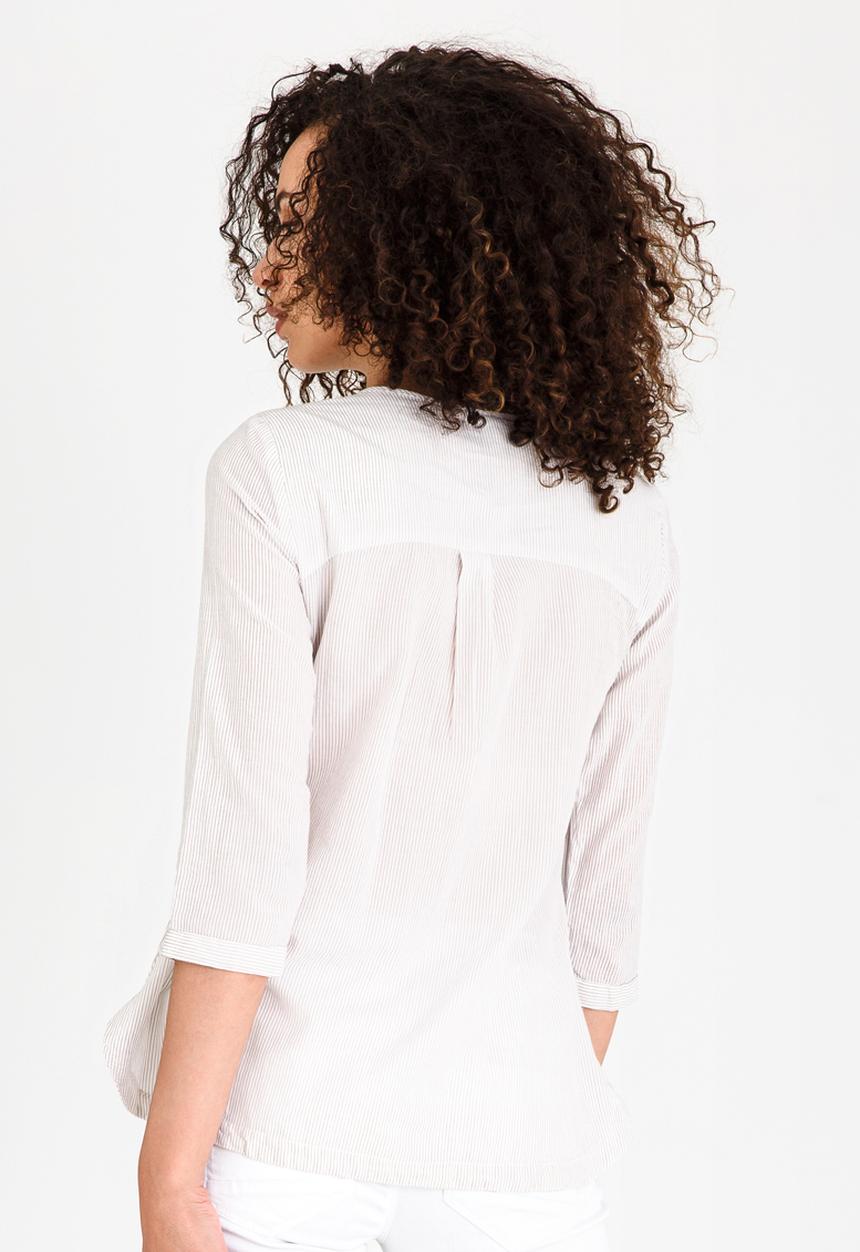 Vero Moda - Abby 3/4 Sleeve Top Stone
