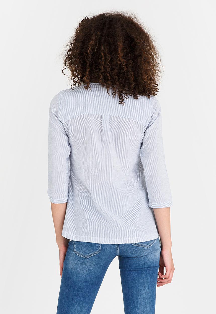 Vero Moda - Abby 3/4 Sleeve Top Pale Blue