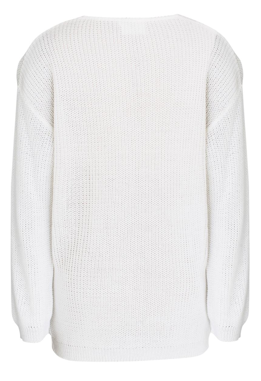 Rebel Republic - Light Weight Sweater White