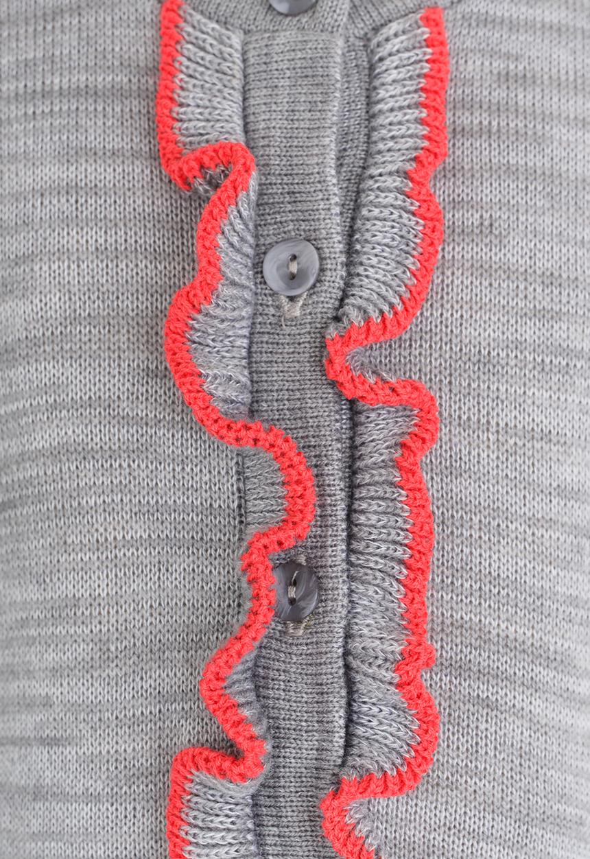 See-Saw - Cardi with Frill Detail Multi-colour