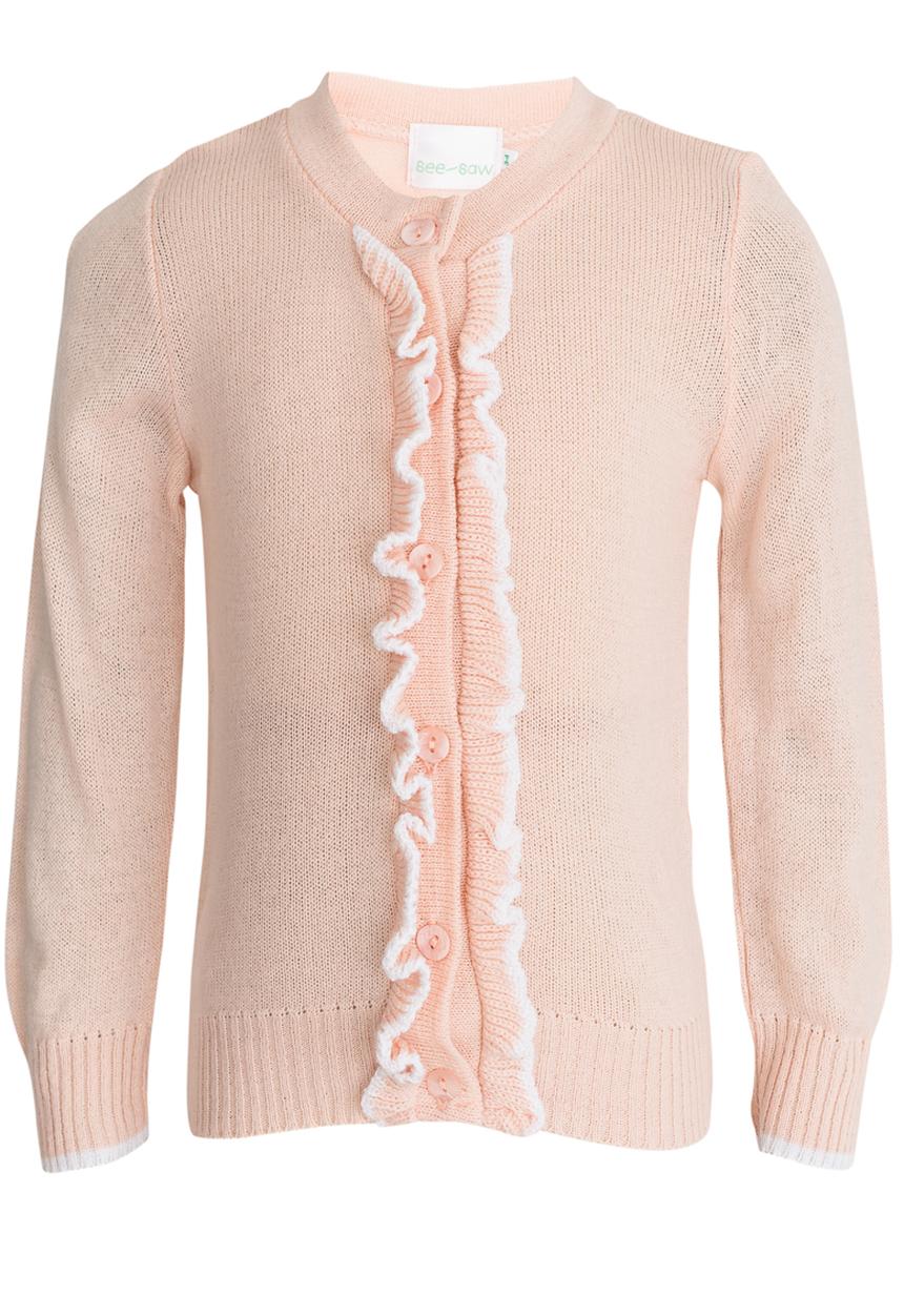 See-Saw - Cardi with Frill Detail Multi-colour