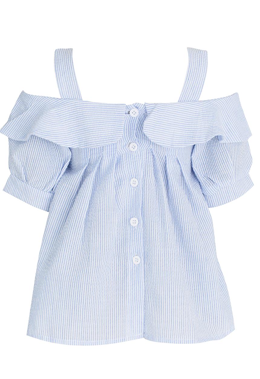 Pop Candy - Ruffle Blouse Blue