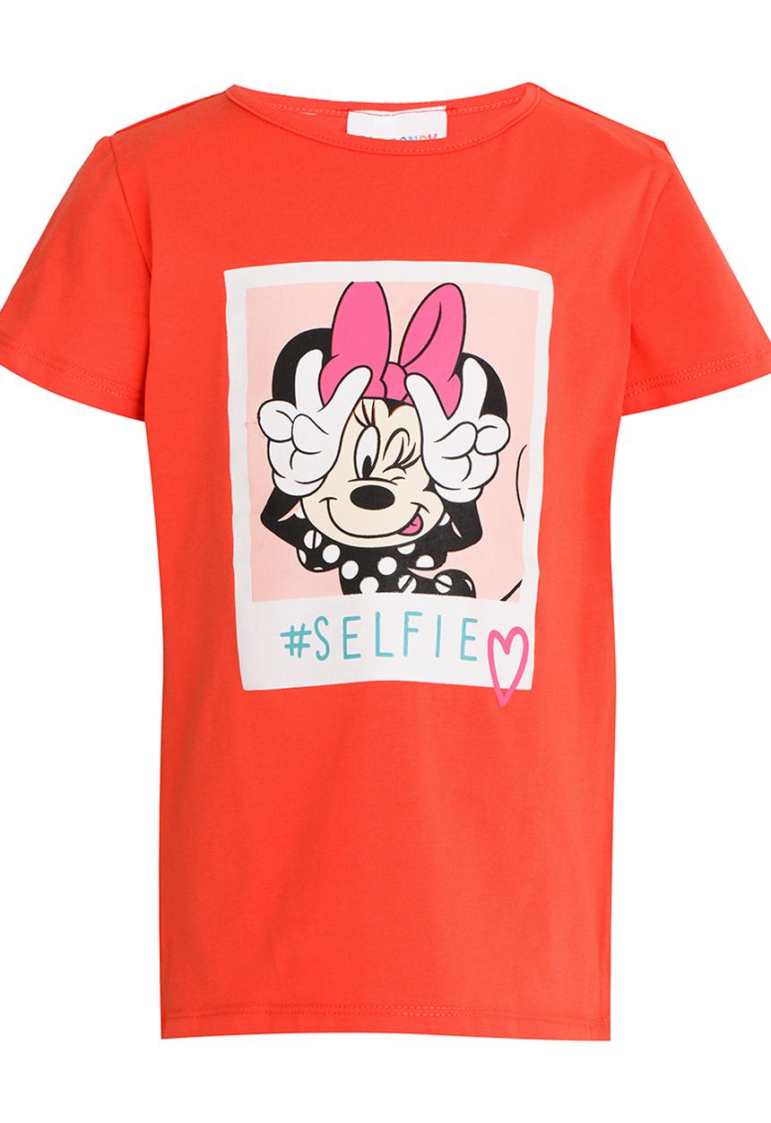 Pop Candy - Girls Printed Tee Coral