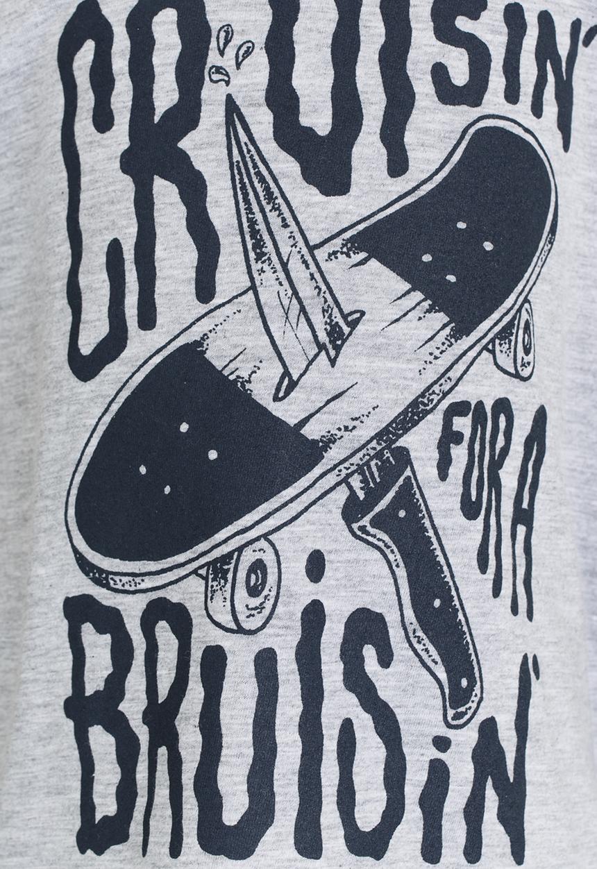 DC - Cruiser Bruiser  Short Sleeve Tods Tee Grey
