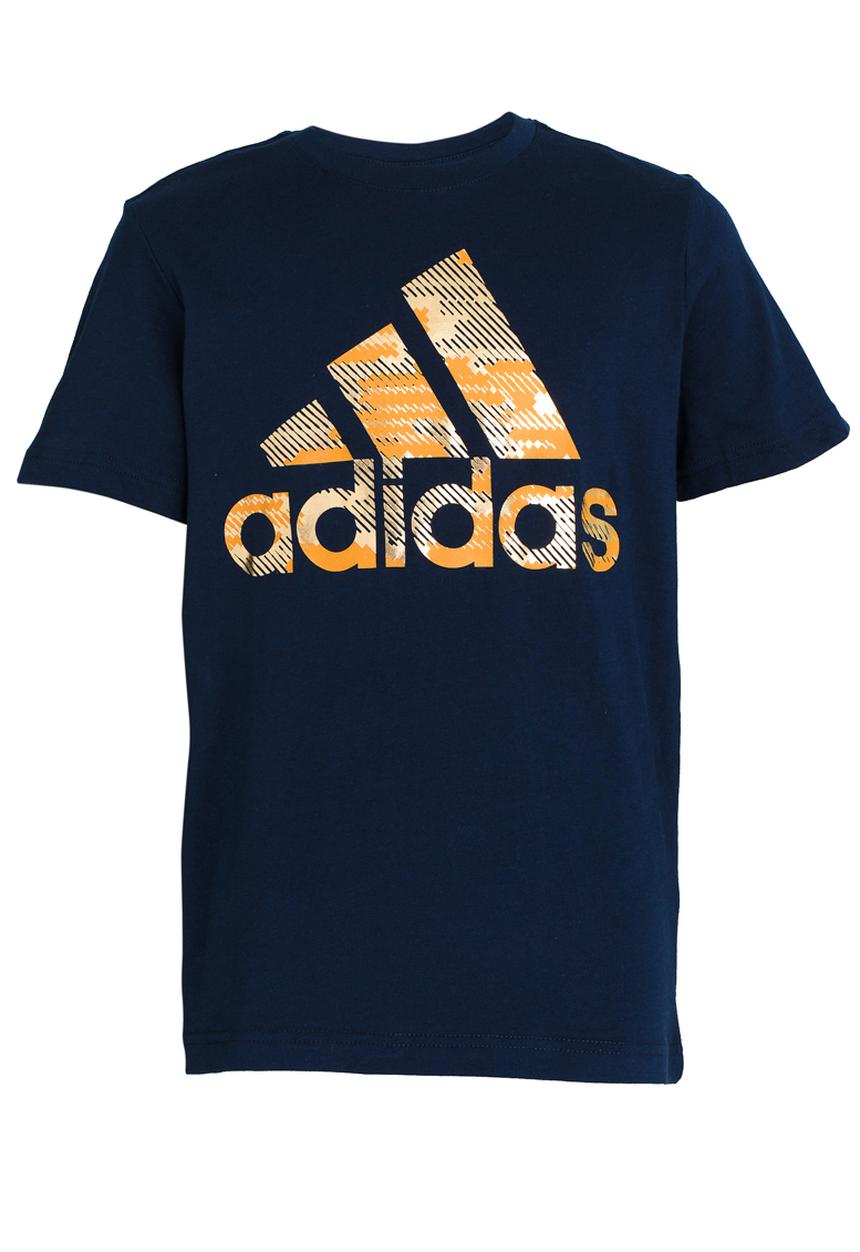 adidas Performance - Boys Bos Foil  Tee Navy