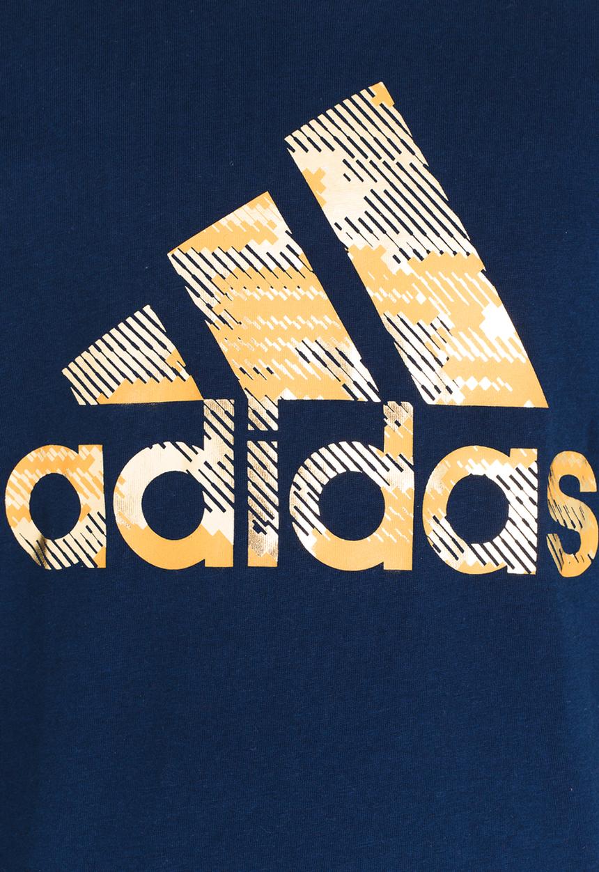 adidas Performance - Boys Bos Foil  Tee Navy