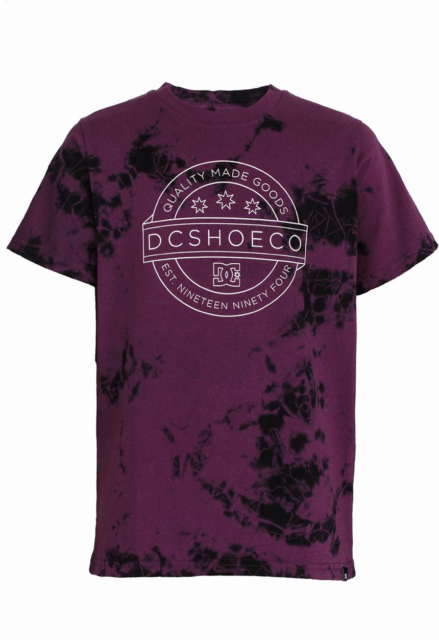 DC - Acyd Ball  Short Sleeve Boys Tee Dark Purple