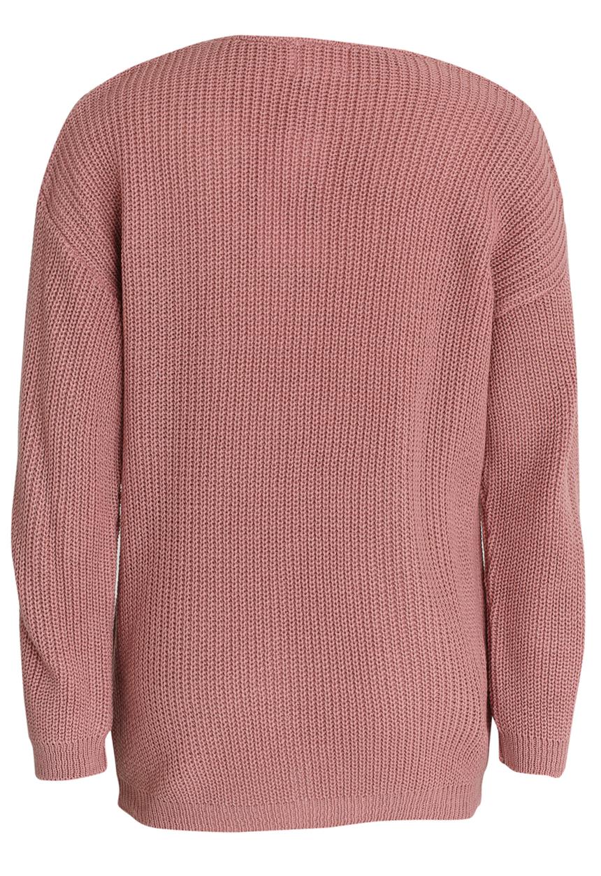 Rebel Republic - Light Weight Sweater Mid Pink