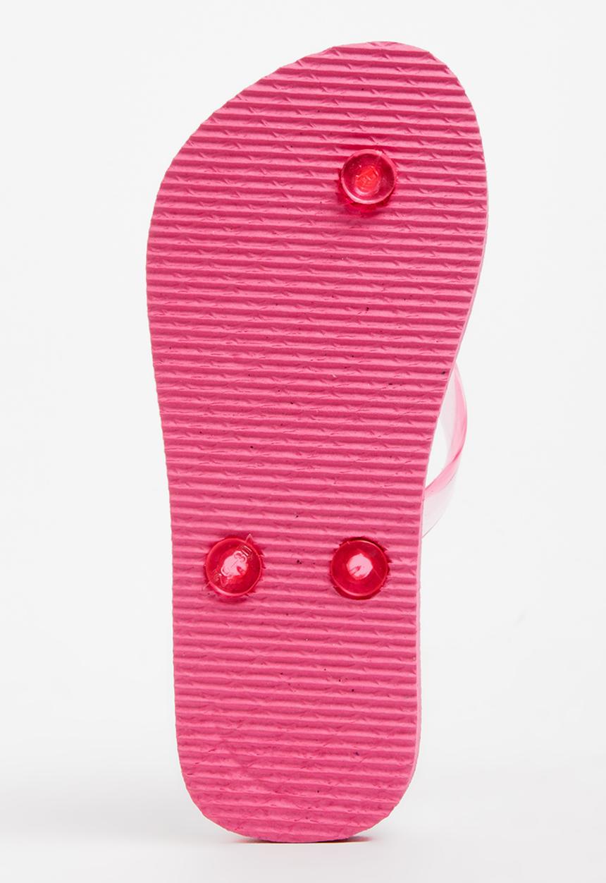 Pop Candy - Printed Flip Flops Mid Pink