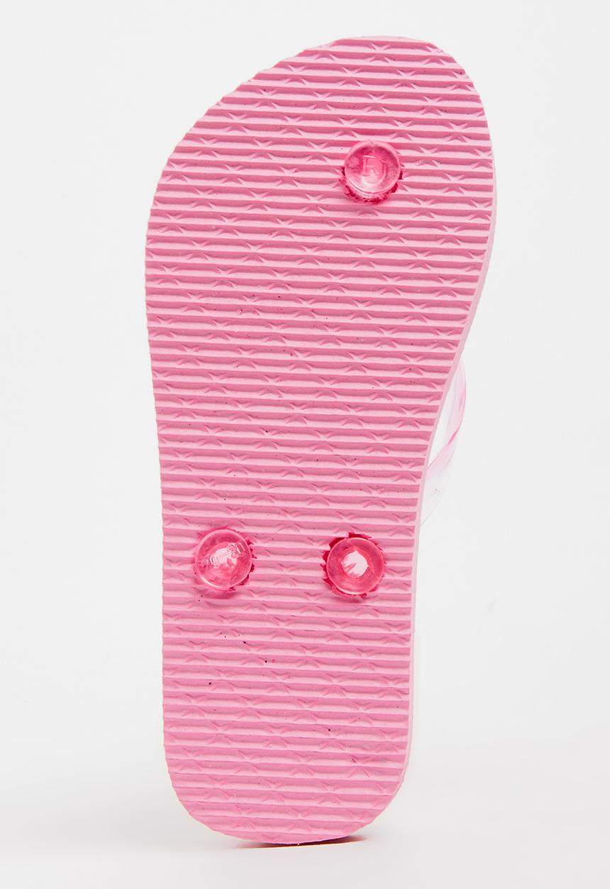 Pop Candy - Printed Flip Flops Pale Pink