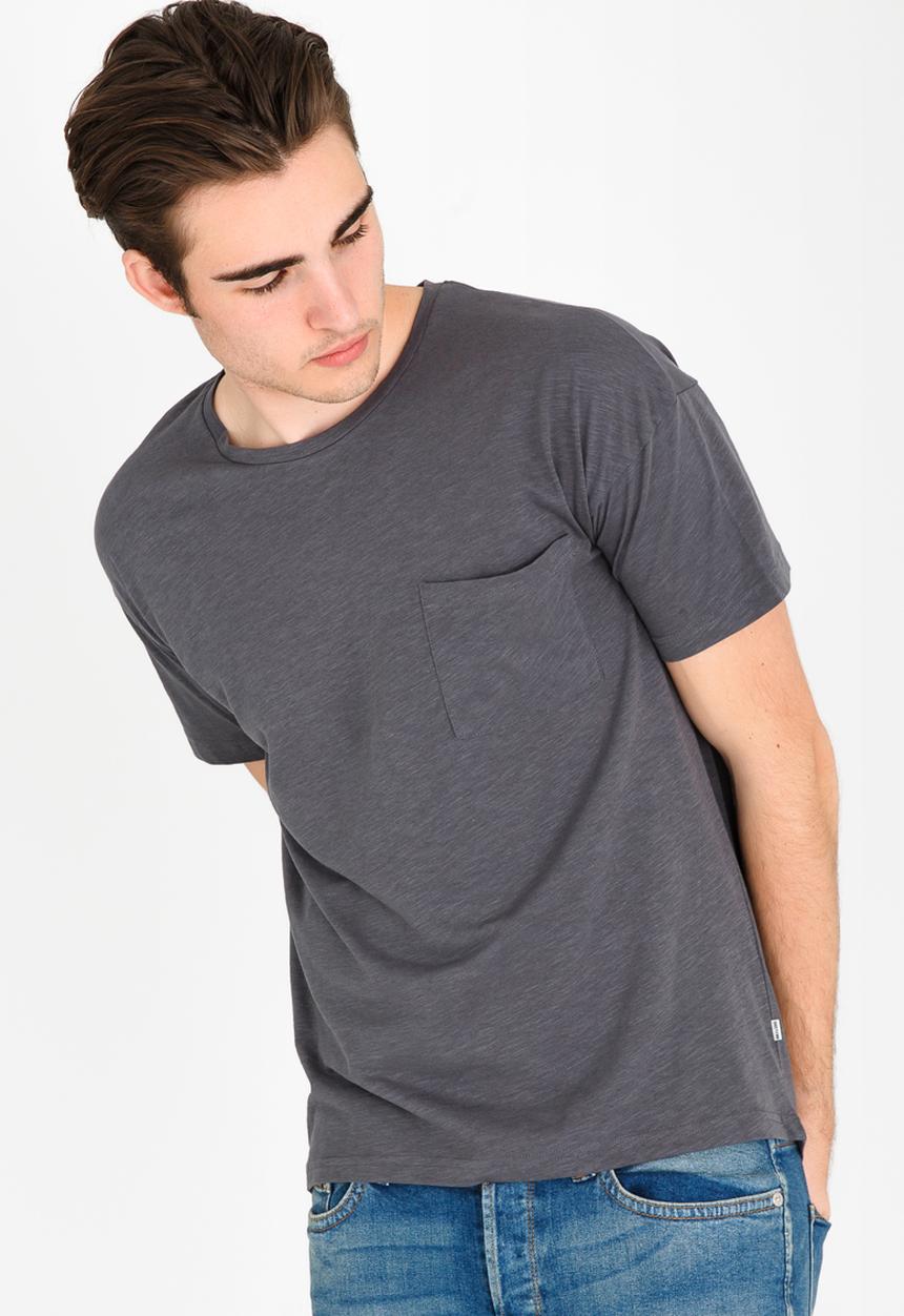 Only & Sons - Semuel Reg Drop Shoulder Tee Dark Grey