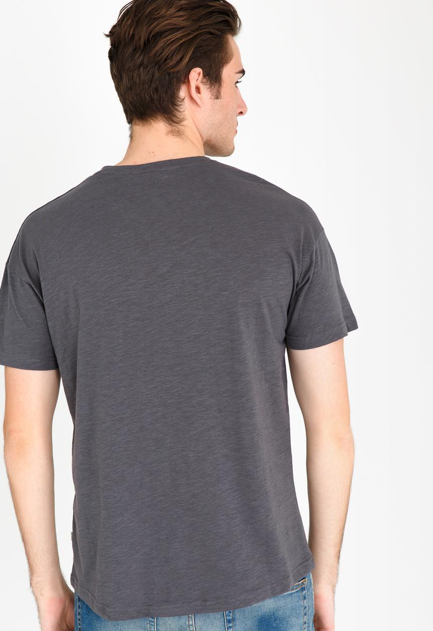 Only & Sons - Semuel Reg Drop Shoulder Tee Dark Grey