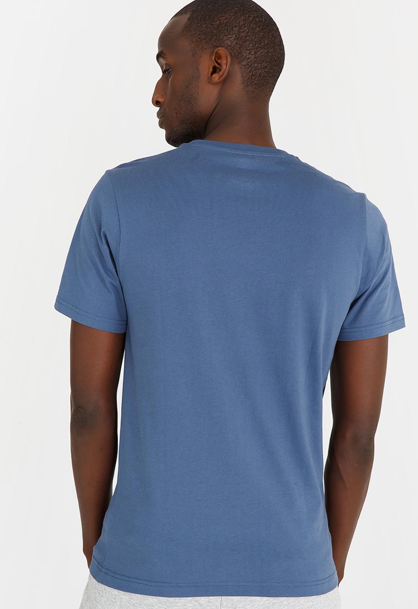 New Balance  - Essentials Logo Tee Blue