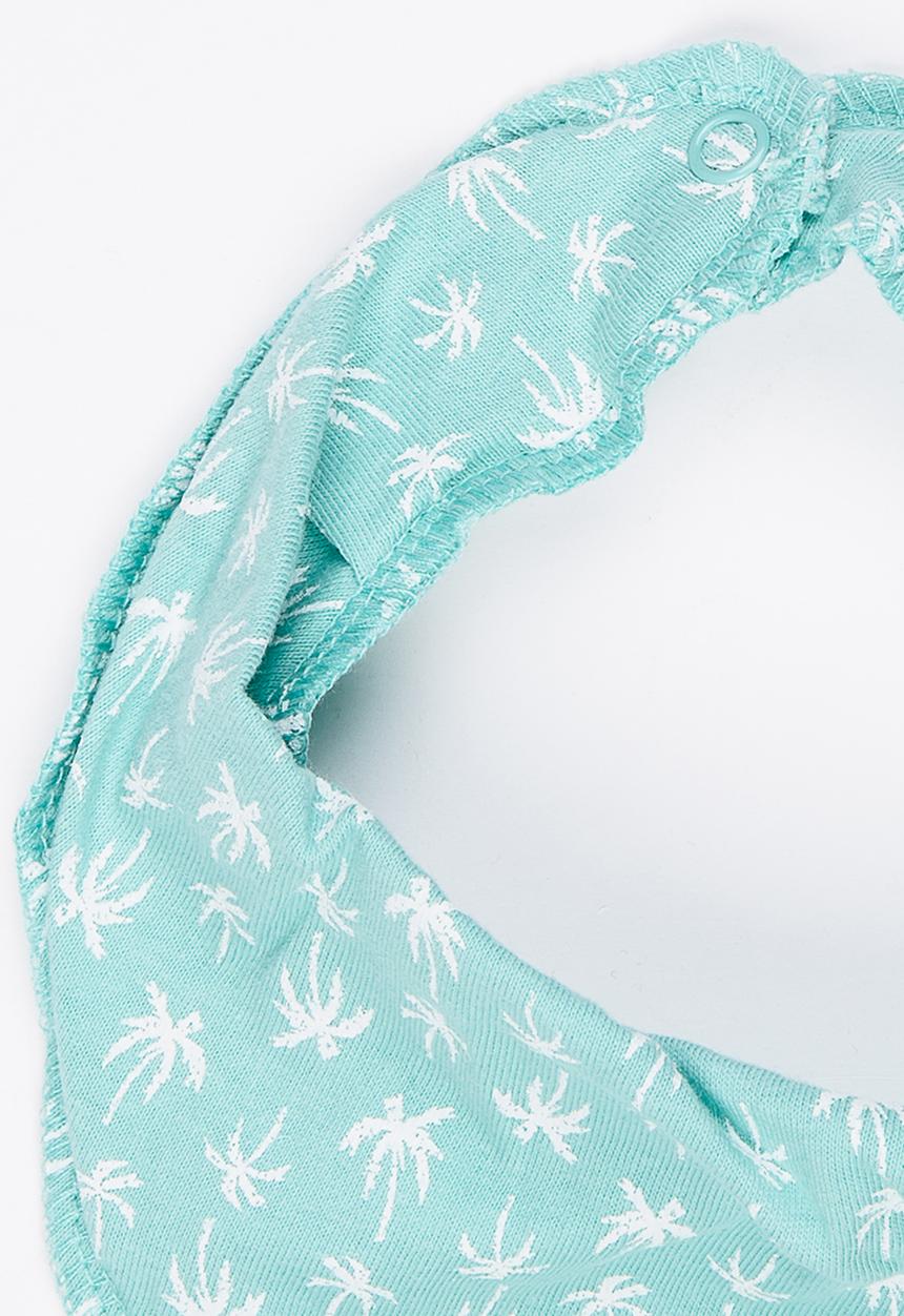 Name It - Girls Printed Bib Aqua