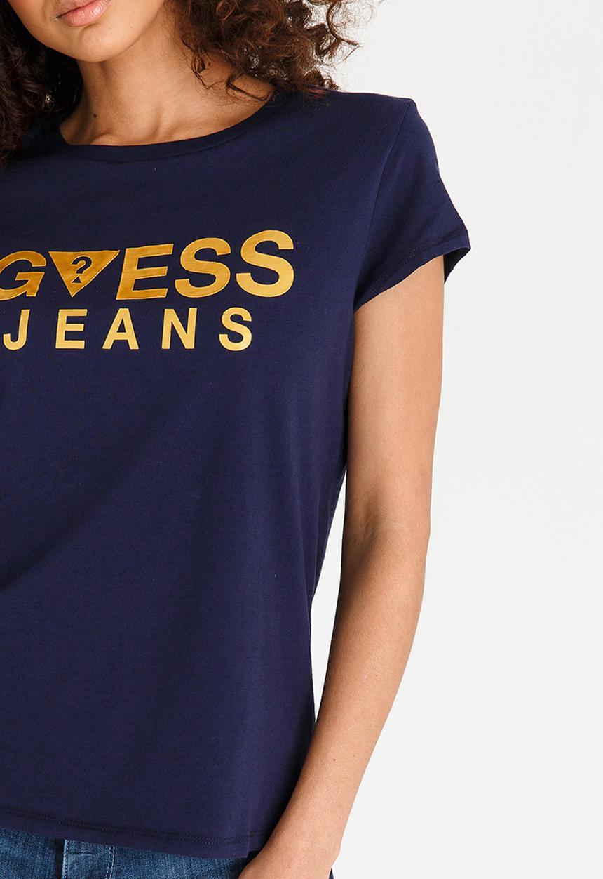 GUESS - Guess Short Sleeve Guess Tee Dark Blue