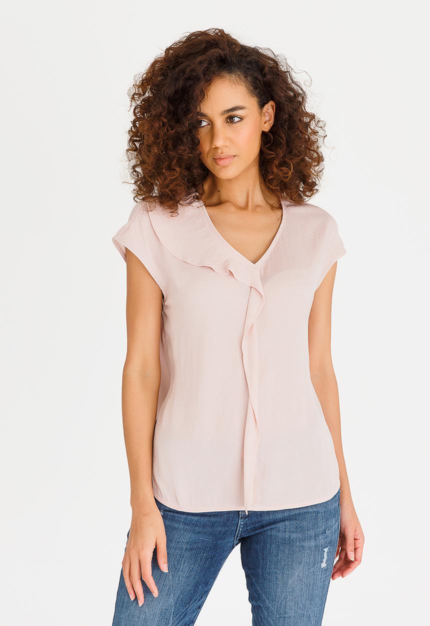 Vero Moda - Abby Cap Sleeve Top Pale Pink