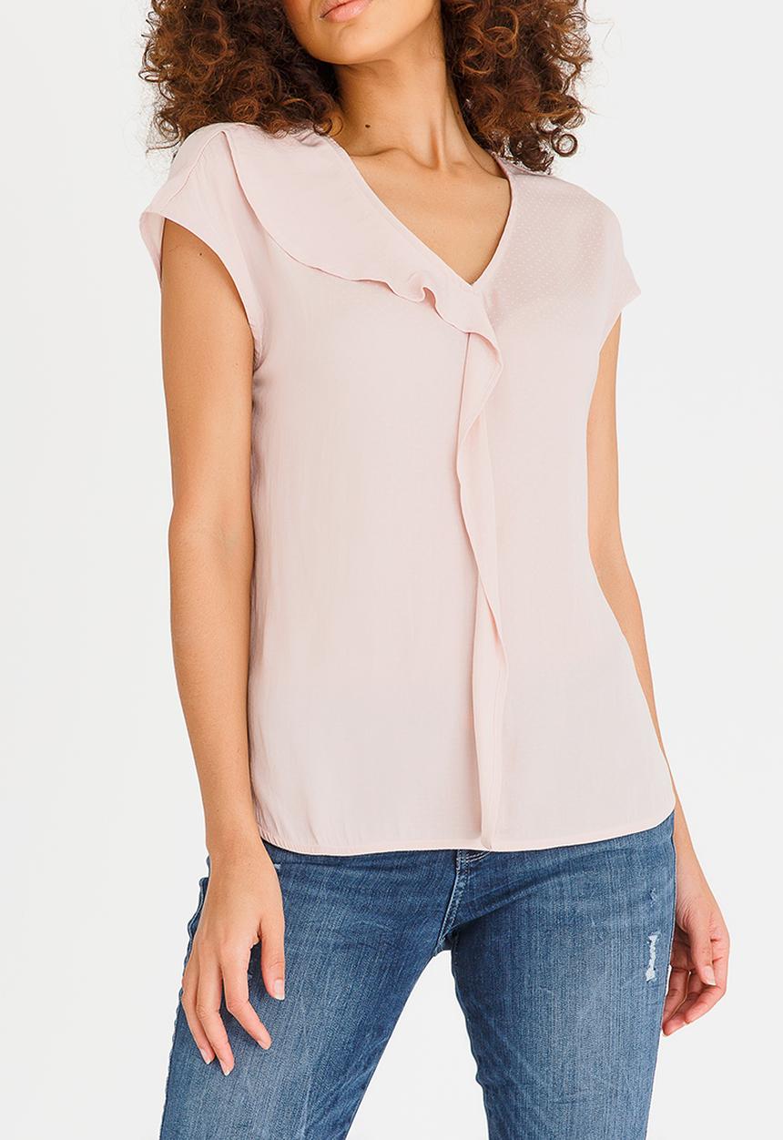Vero Moda - Abby Cap Sleeve Top Pale Pink