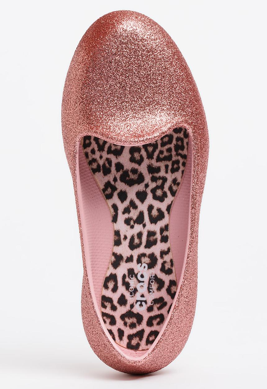Crocs - Crocs Eve Sparkle Flat K Pale Pink