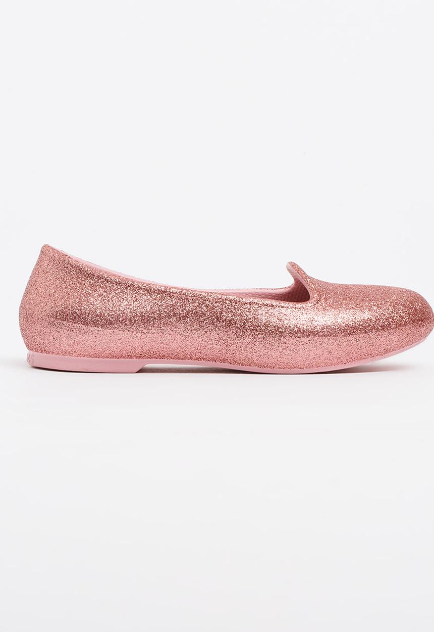 Crocs - Crocs Eve Sparkle Flat K Pale Pink