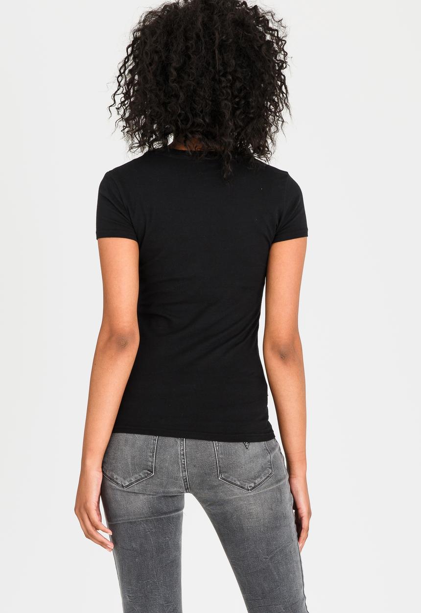 GUESS - Guess Sketchy Plaid Tri R3 Tee Black