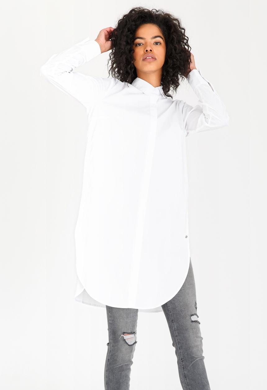GUESS - Guess Judith Side Placket Shirt White