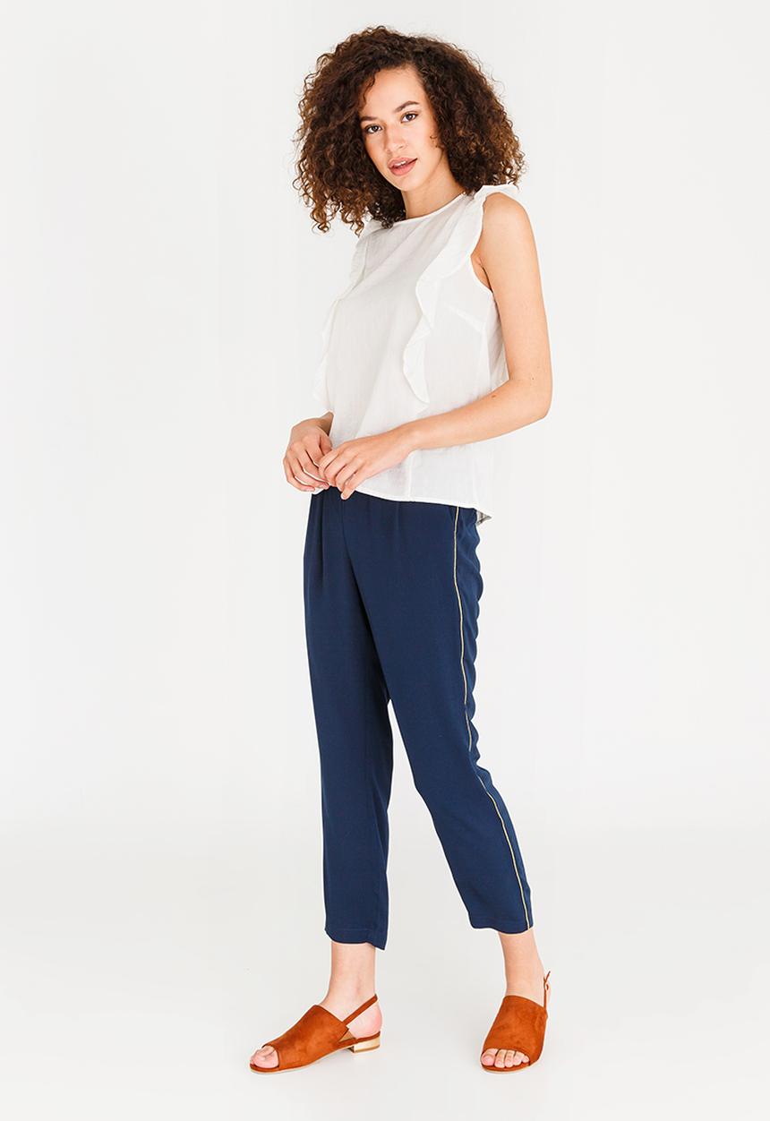 Vero Moda - Debbie Ruffle Top White