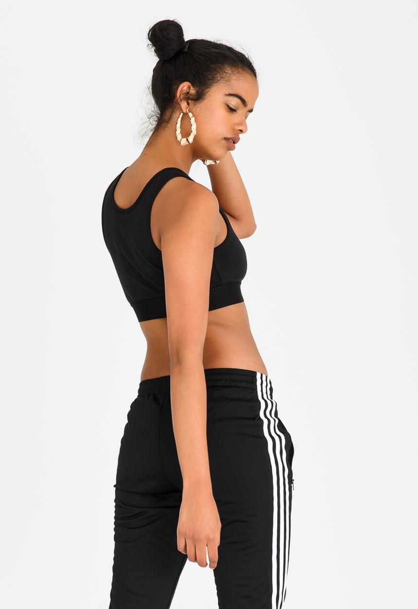 adidas Originals - Trefoil Crop Top Black