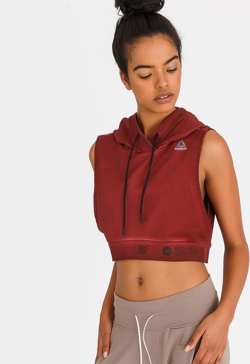 Reebok - Training Combat Glory Hoody Dark Red