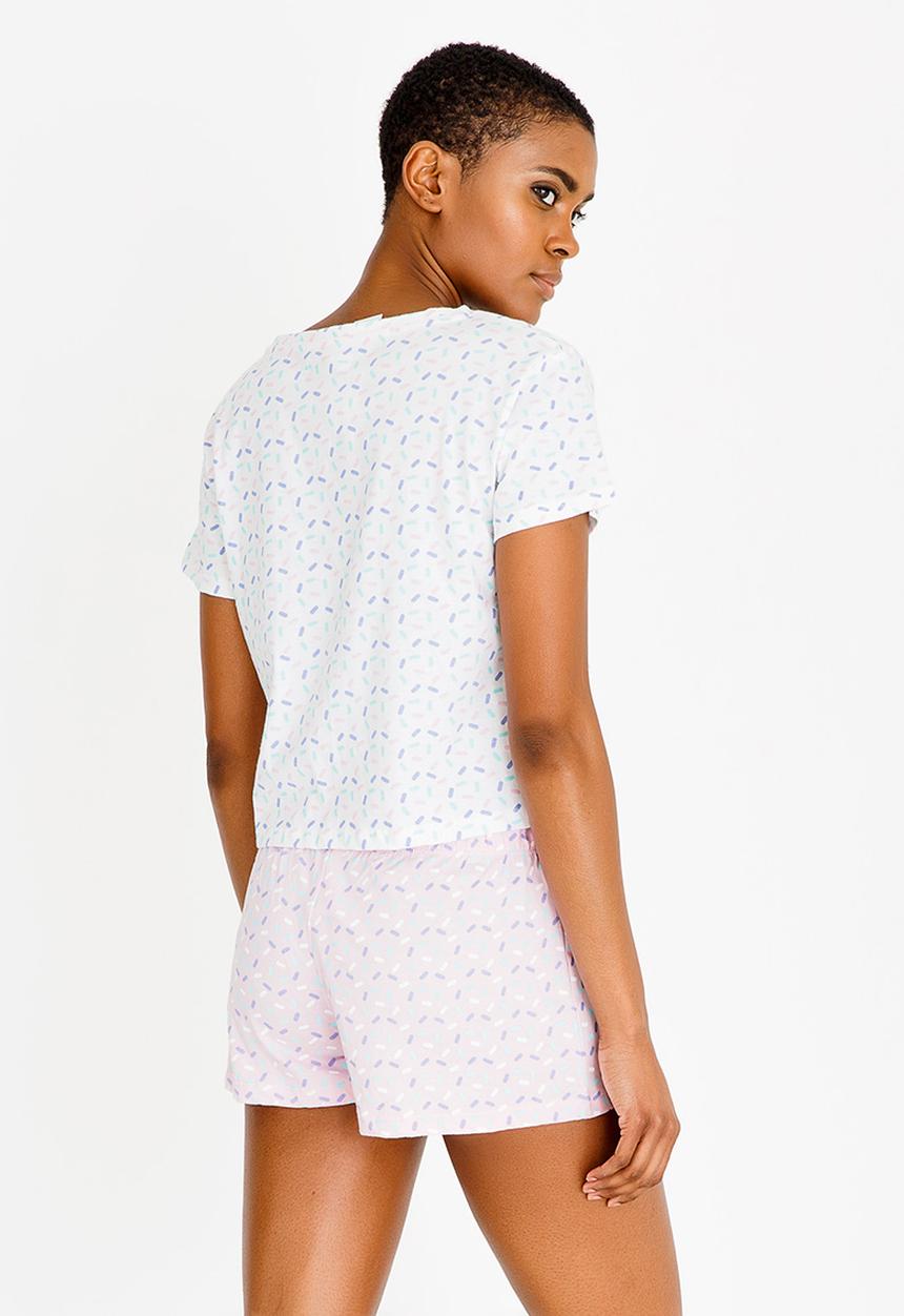 Brave Soul - Unicorn Pyjama Set Pale Pink