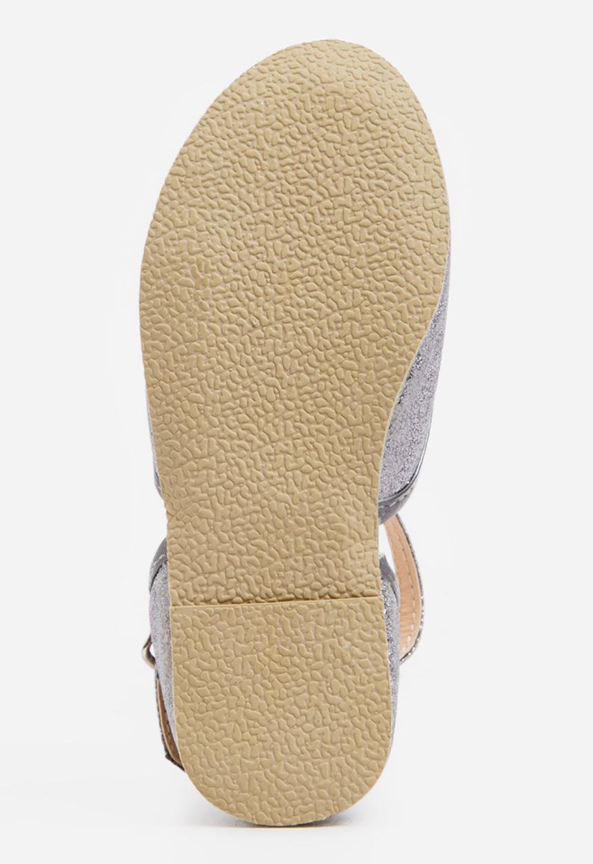 Pop Candy - Flower detailed pump - grey 