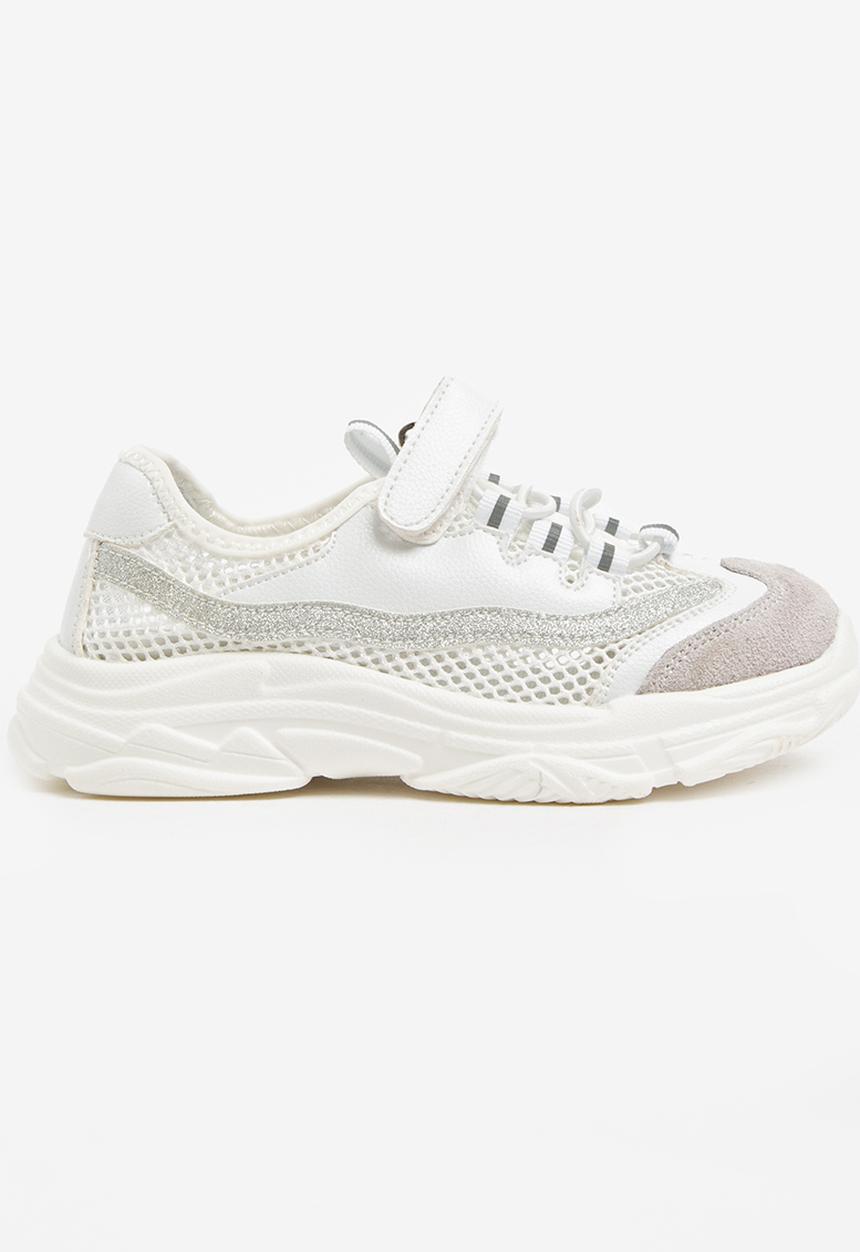 Pop Candy - Glitter Mesh Sneaker White