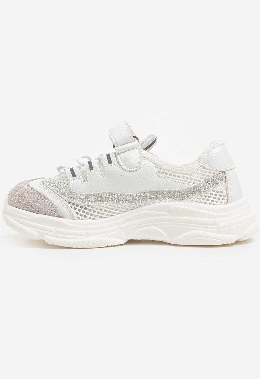 Pop Candy - Glitter Mesh Sneaker White