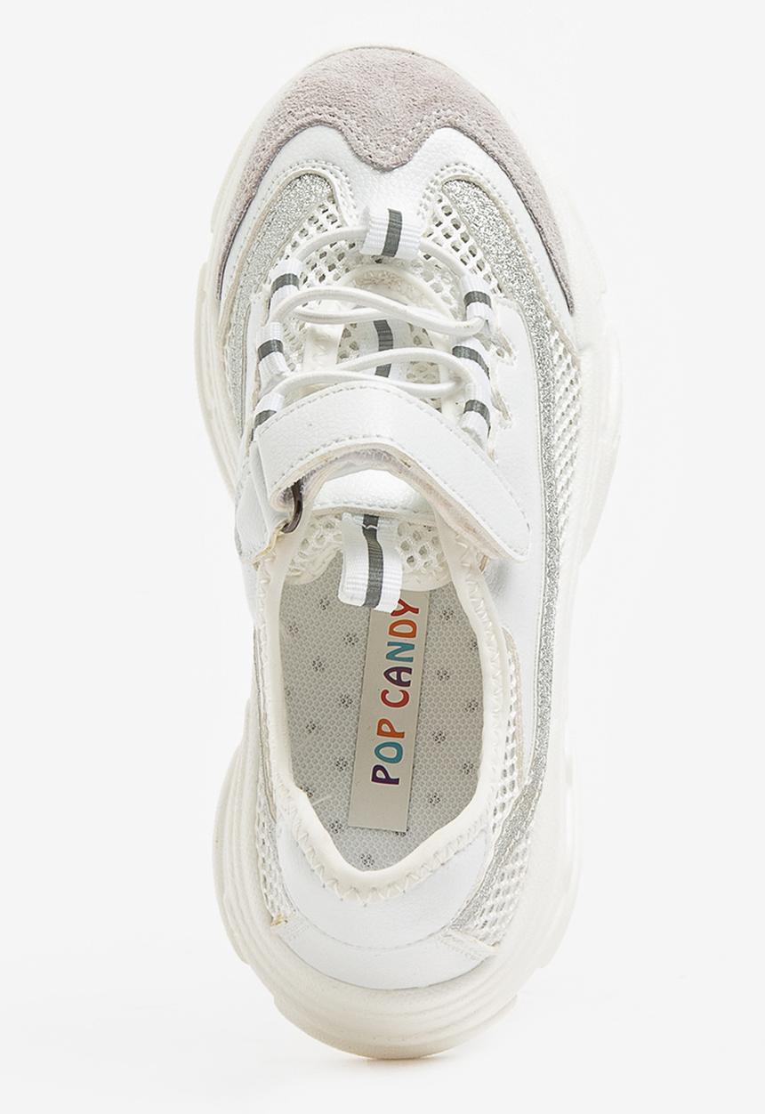 Pop Candy - Glitter Mesh Sneaker White