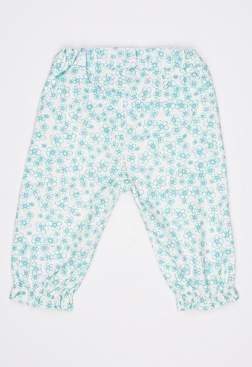 Name It - Girls Printed Pants Pale Blue