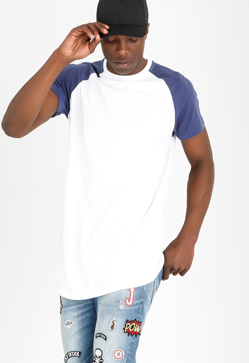 Brave Soul - Lutheran Raglan Longline Tee Grey