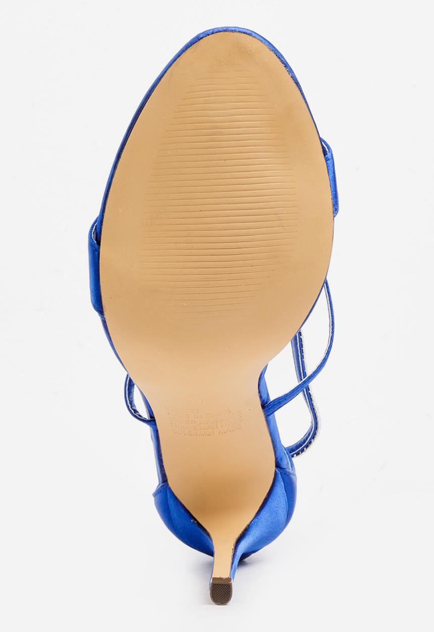 SISSY BOY - Diamante heel - blue