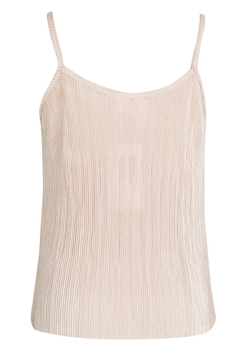 Rebel Republic - Metalic Layer Spaghetti Strap Top Stone