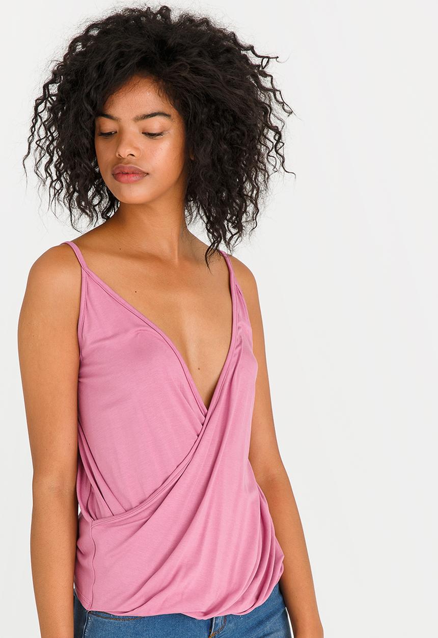 STYLE REPUBLIC - Wrap Cami Metallic