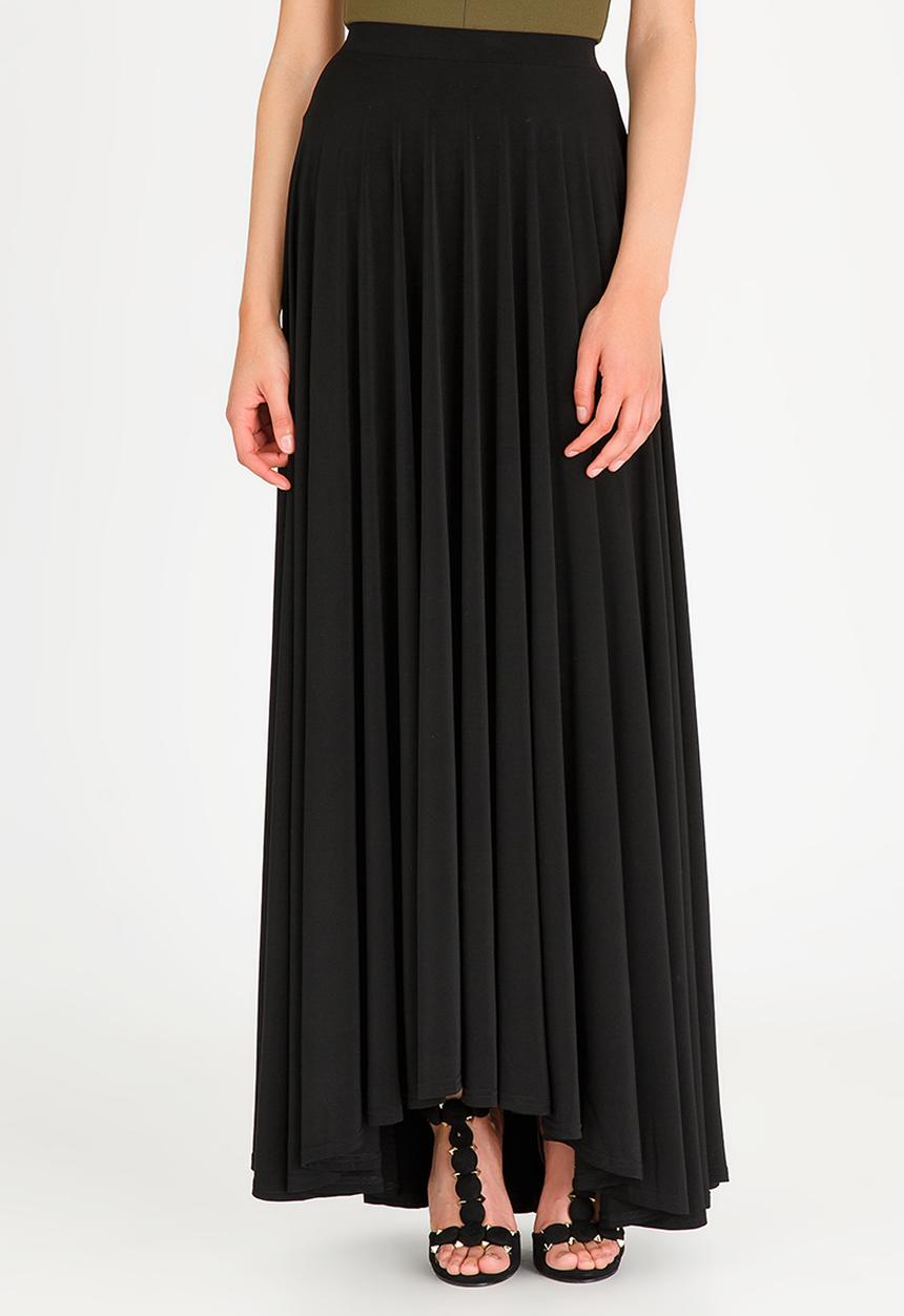 ERRE - Long Circle Skirt Black